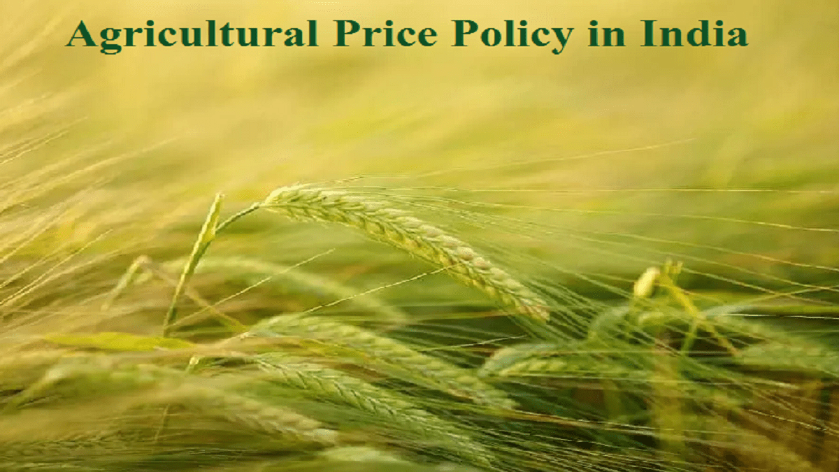 Agricultural Price Policy in India Objectives, Advantages, and